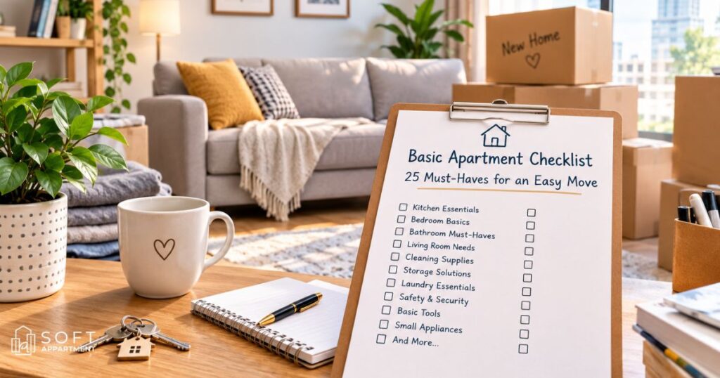Basic Apartment Checklist: 25 Must-Haves for an Easy Move