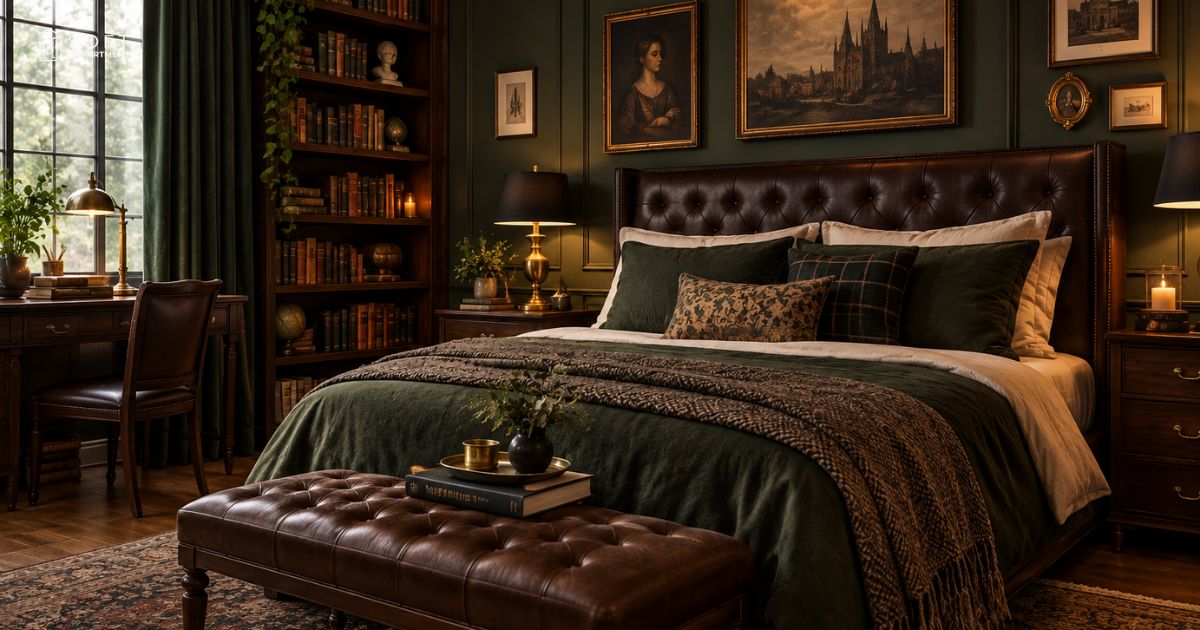Dark Academia Bedroom