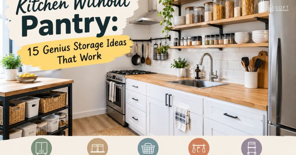 Kitchen Without Pantry: 15 Genius Storage Ideas That Work